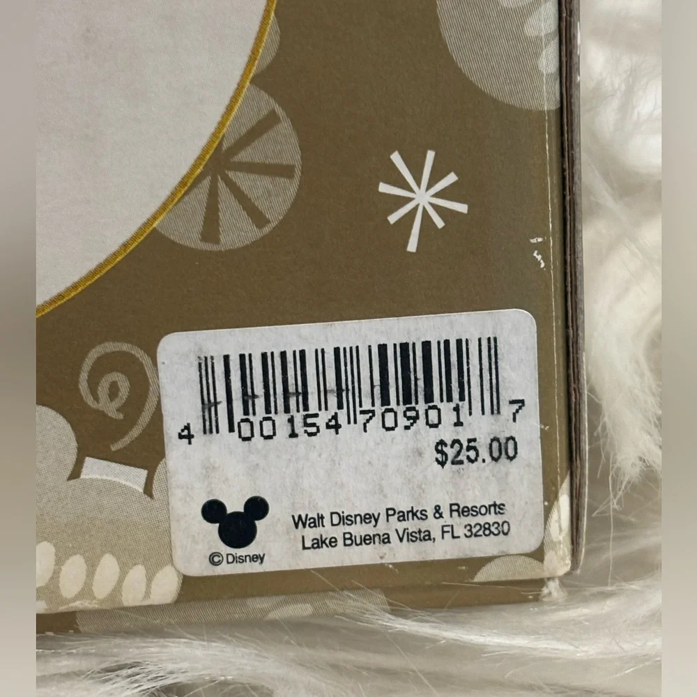 Disney Christmas Dessert Plate Set of 4